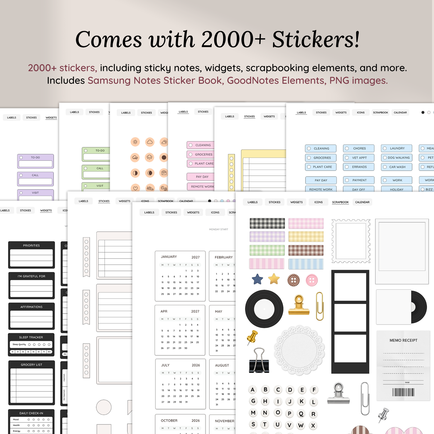 2026-2027 Midyear Everyday Planner