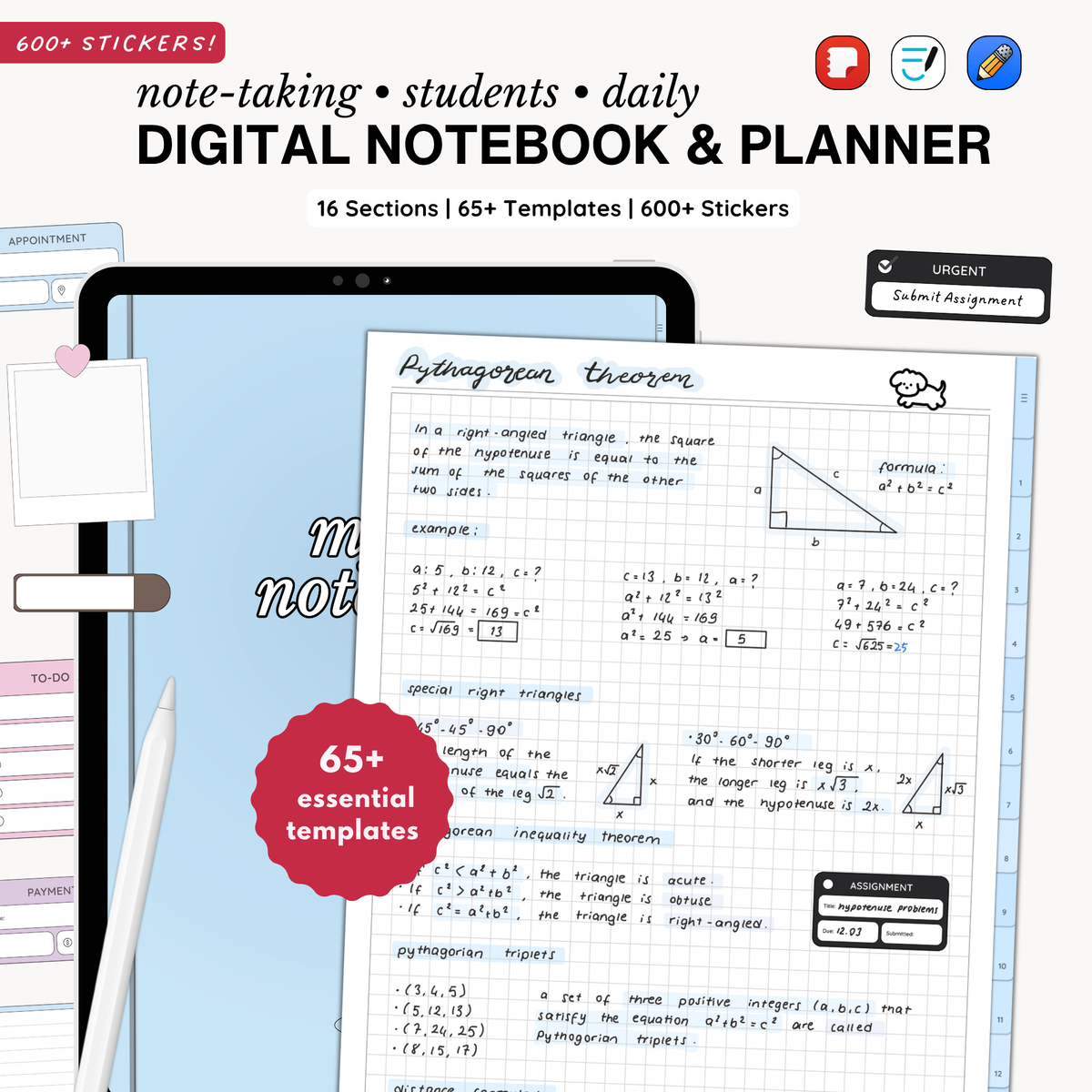 Everyday Digital Notebook (Sky)