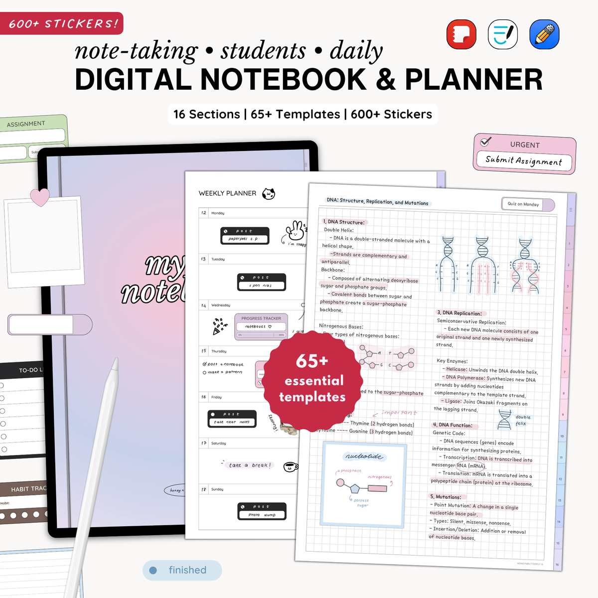 Everyday Digital Notebook (Bubble)