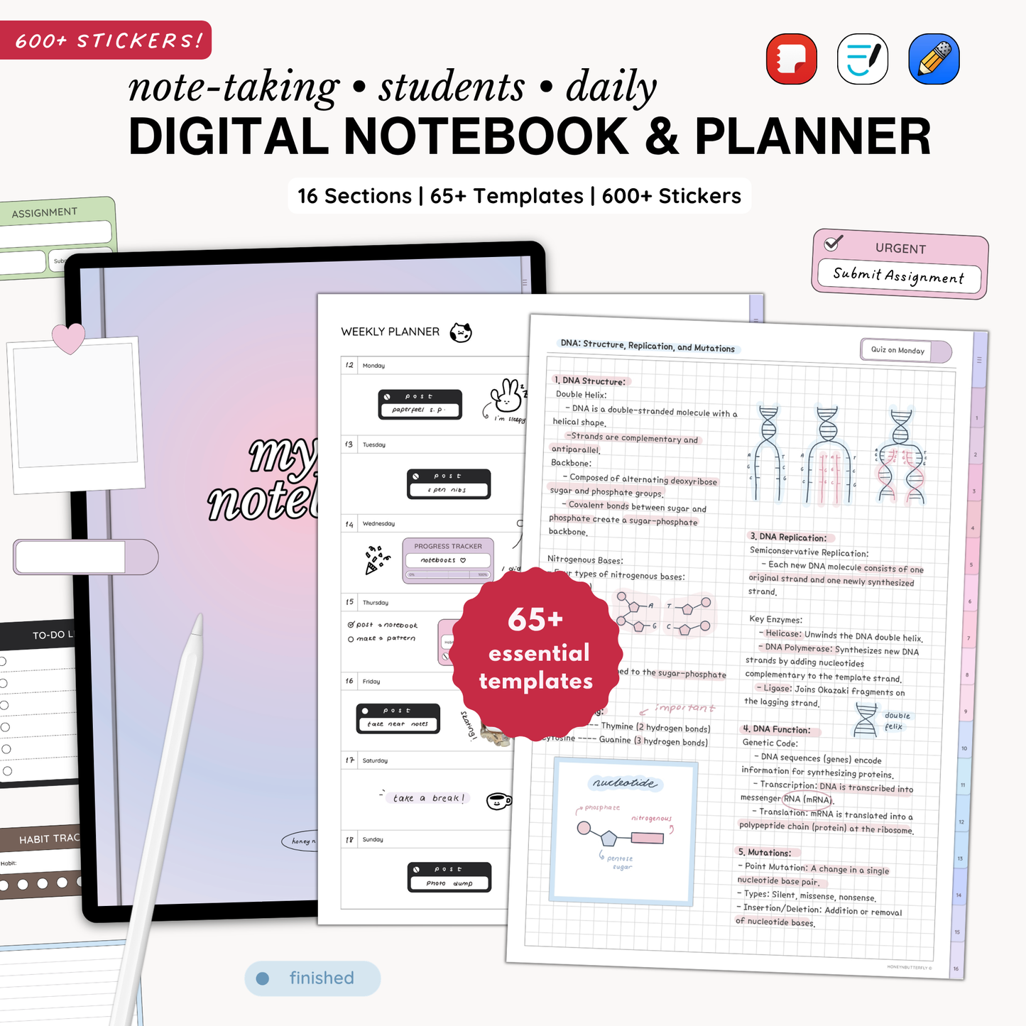 Everyday Digital Notebook (Bubble)