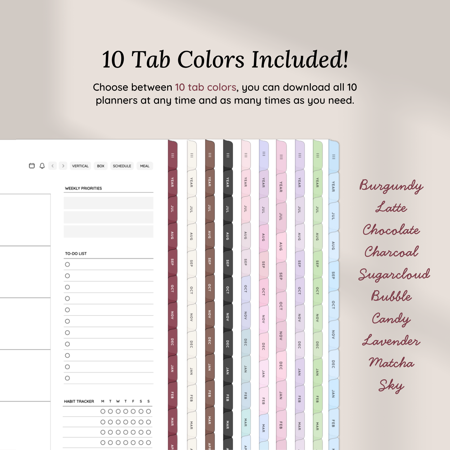 2026-2027 Midyear Everyday Planner