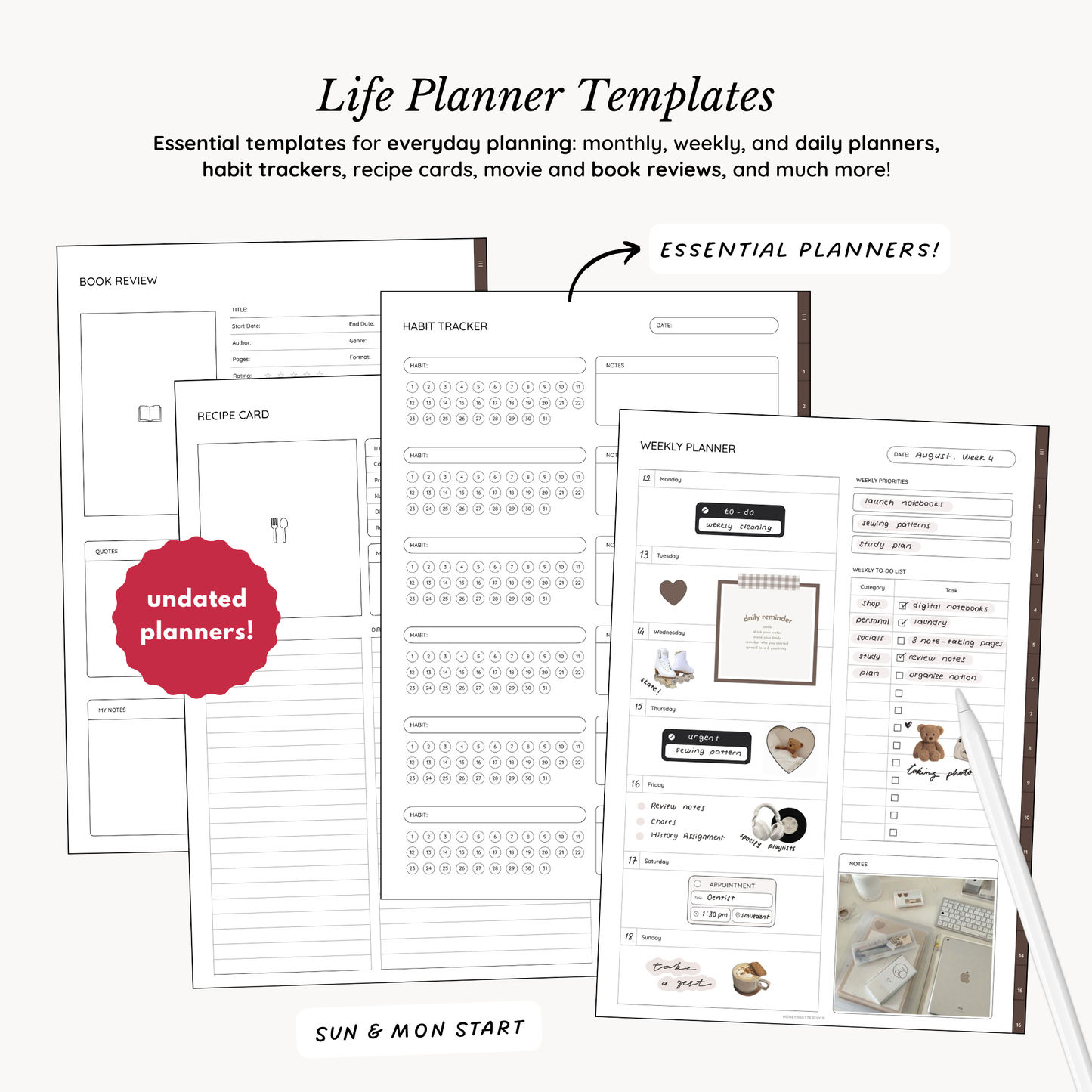 Everyday Digital Notebook (Chocolate)