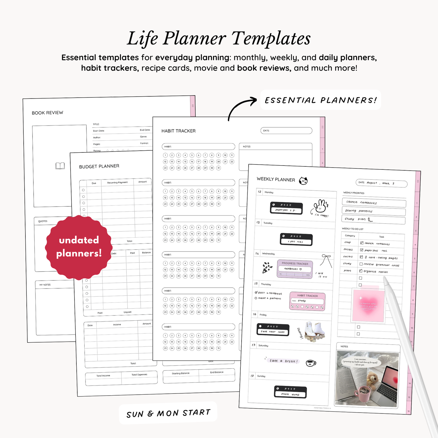 Everyday Digital Notebook (Candy)
