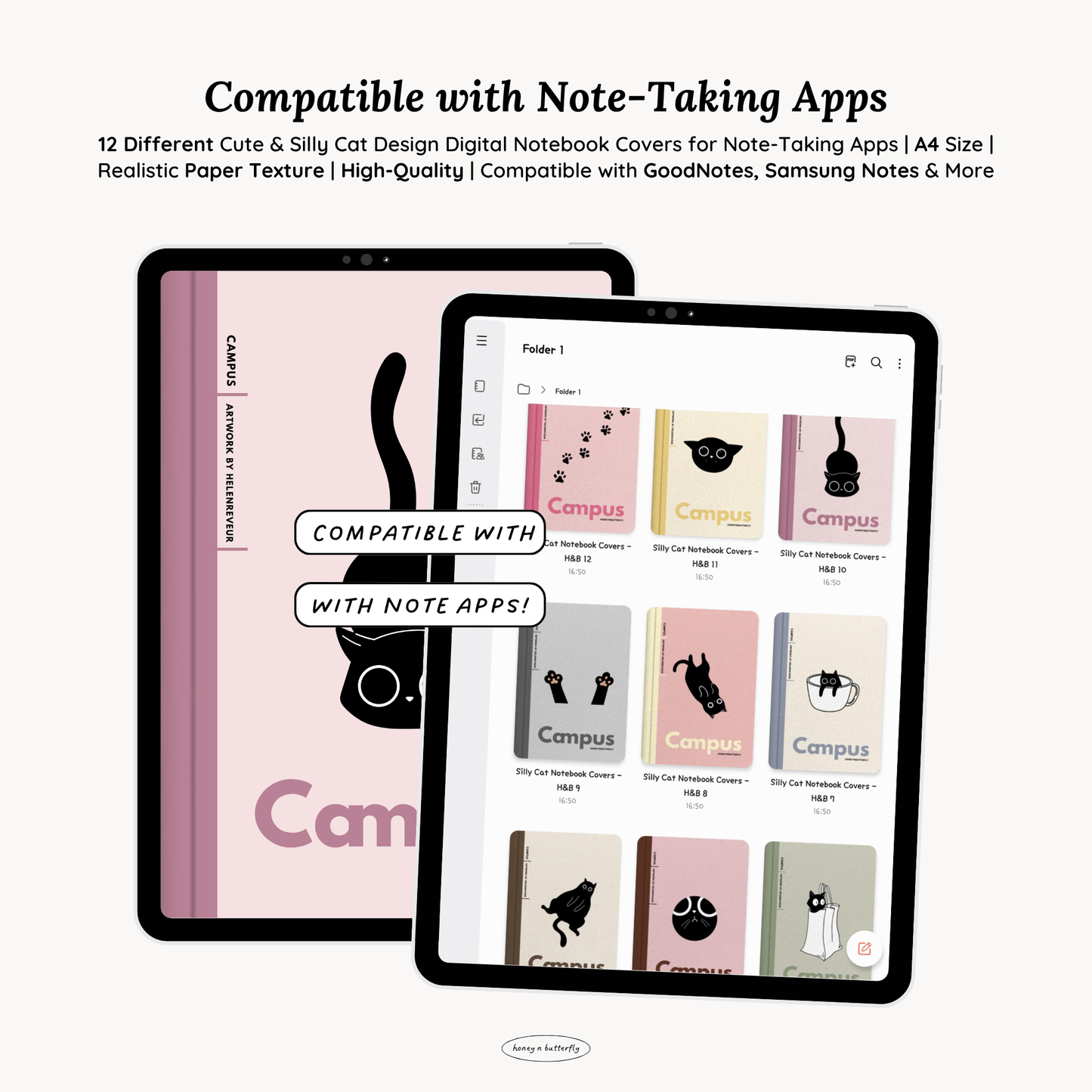 12 Silly Cat Digital Campus Covers