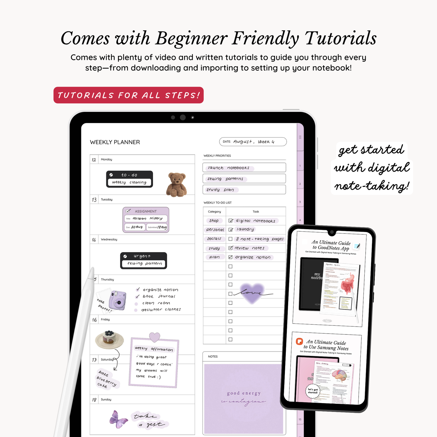 Everyday Digital Notebook (Lavender)