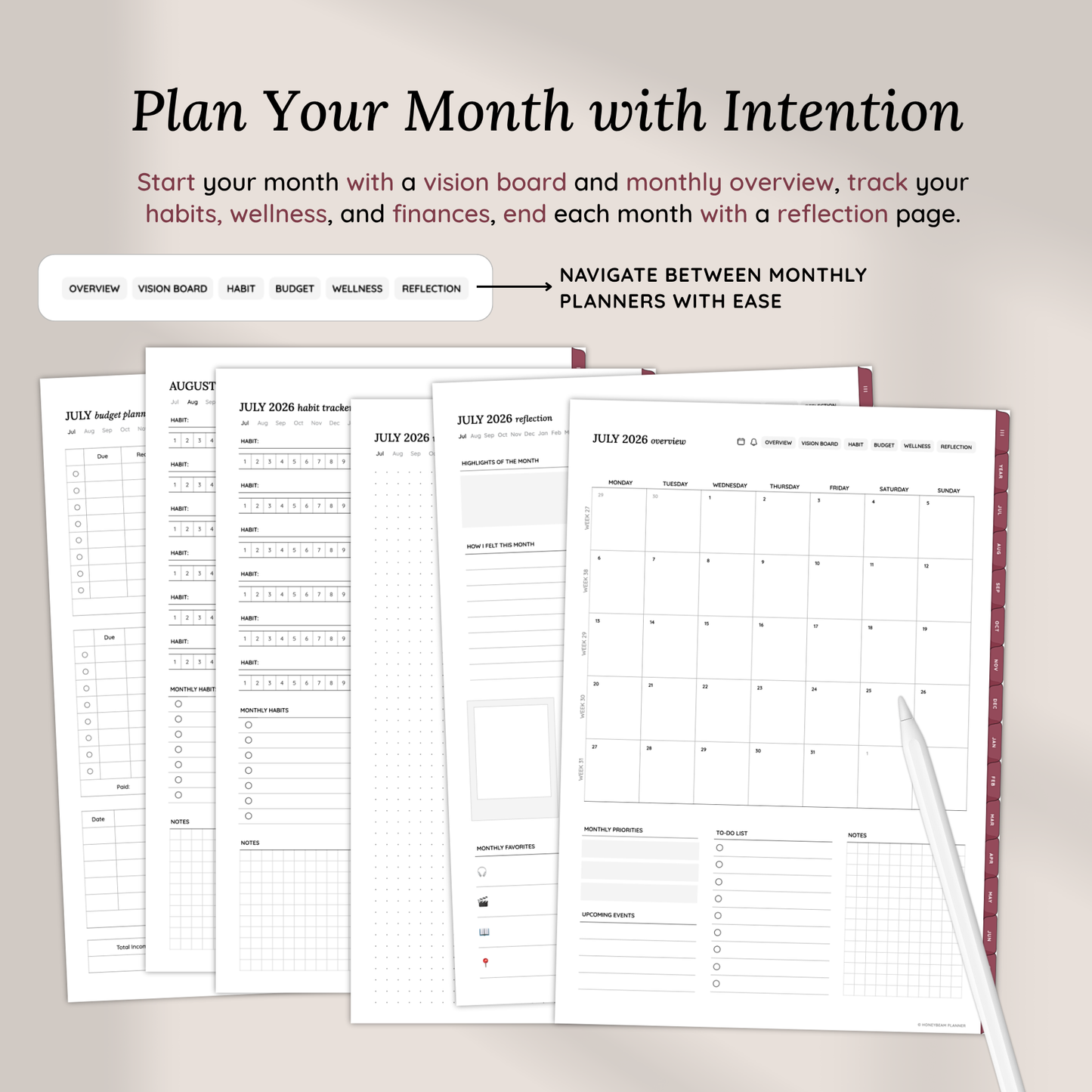 2026-2027 Midyear Everyday Planner